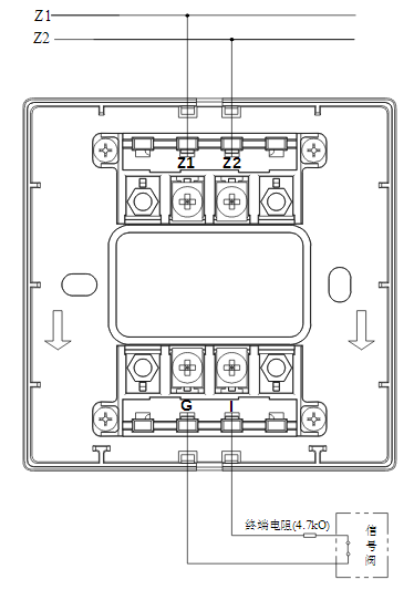 吉林吉林海湾消防GST-LD-8300B输入模块常闭无源触点接线图